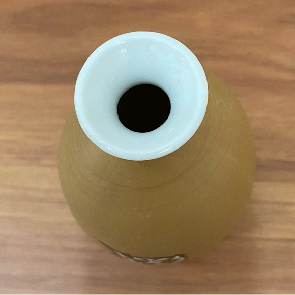 Vintage ENESCO Japan Imports Mid Century Modern Handpainted Owl 6” Bud Vase - Picture 7 of 13